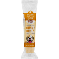 Loving Pets Grain Free Yummy Bones Peanut Butter Flavor Dog Chew - 1 ct