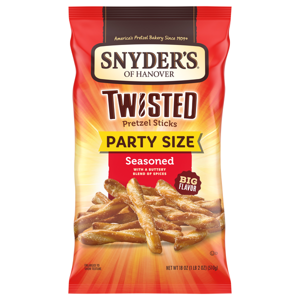 Snyder's of Hanover Seasoned Twisted Pretzel Sticks Party Size