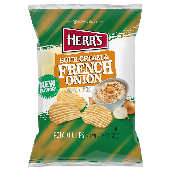 Herr's Gluten Free Sour Cream & French Onion Potato Chips