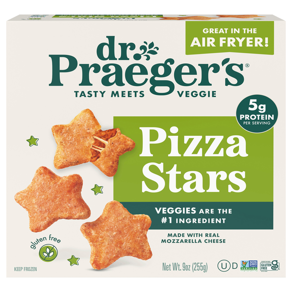Dr. Praeger's Gluten Free Pizza Stars Frozen