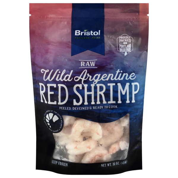 Bristol Raw Peeled & Deveined Wild Argentine Red Shrimp Frozen