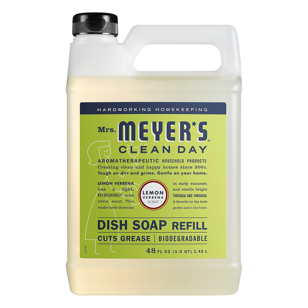 Mrs. Meyer's Clean Day Lemon Verbena Liquid Dish Soap Refill
