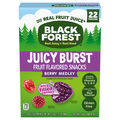 Black Forest Juicy Burst Berry Medley Fruit Flavored Snacks - 22 ct