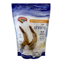 Hannaford Raw Tail-On Extra Large EZ-Peel Shrimp 16-20 ct per lb Frozen