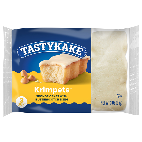 Tastykake Krimpets Butterscotch Iced Snack Cakes - 3 ct