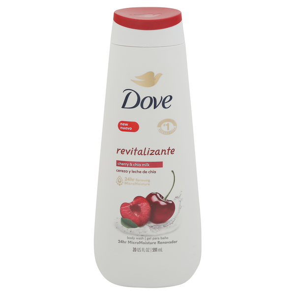 Dove Revitalizante Cherry & Chia Milk Body Wash