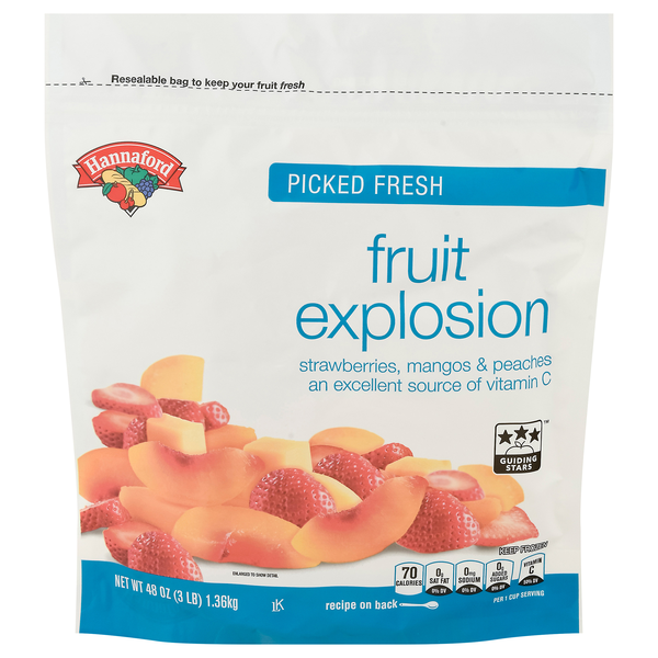 Hannaford Picked Fresh Fruit Explosion Frozen