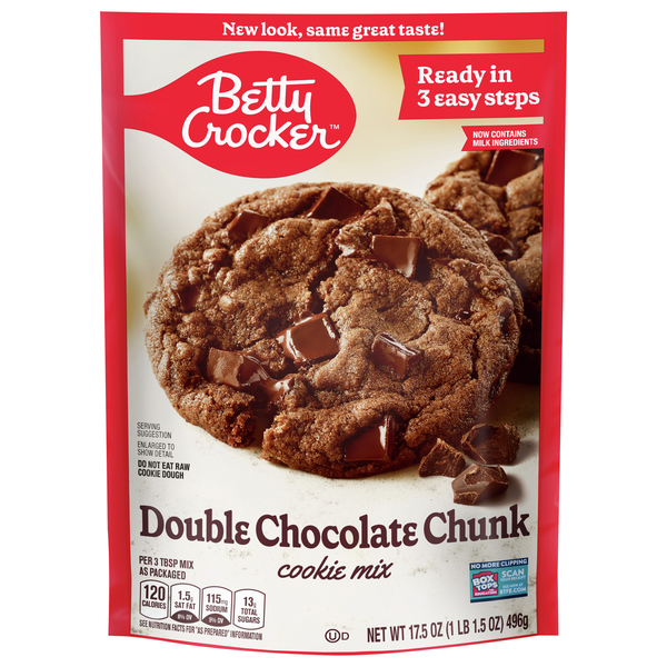 Betty Crocker Double Chocolate Chunk Cookie Mix