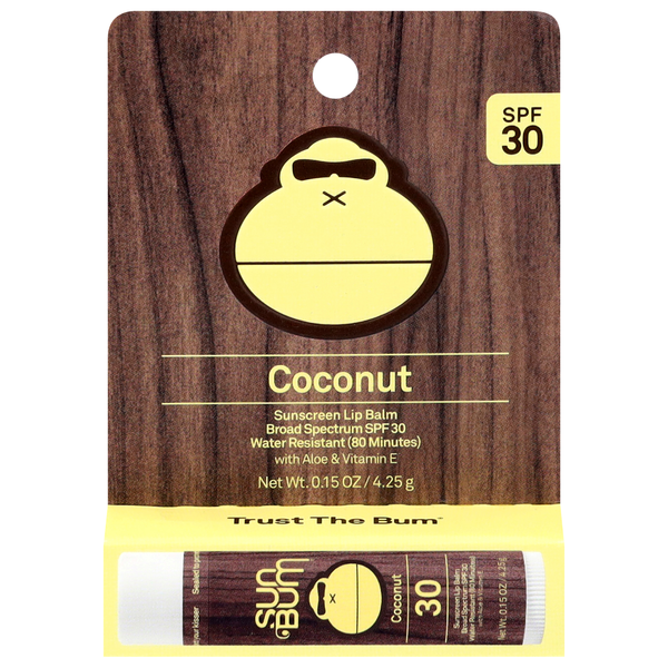 Sun Bum Sunscreen Lip Balm Coconut SPF 30