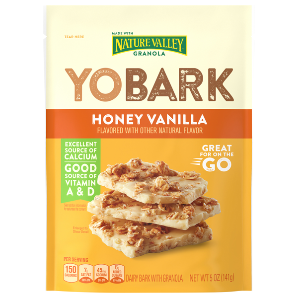 Yobark Honey Vanilla Dairy Bark with Granola