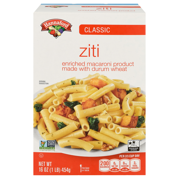Hannaford Classic Ziti Pasta
