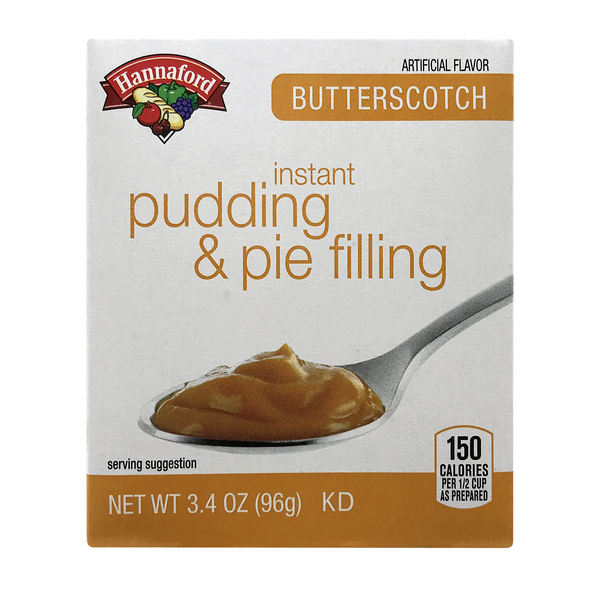 Hannaford Instant Pudding & Pie Filling Butterscotch