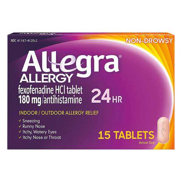 Allegra Allergy Relief 24 HR Non-Drowsy Tablets