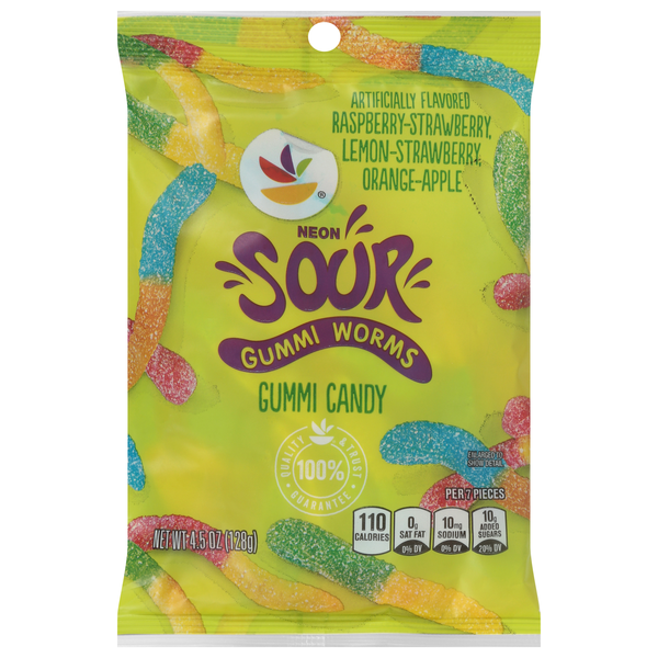 Save on Our Brand Sour Worms Gummi Candy Order Online Delivery GIANT