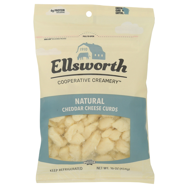 Ellsworth Natural Wisconsin Cheddar Cheese Curds