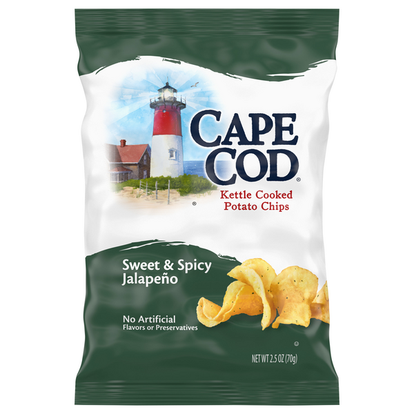 Cape Cod Sweet & Spicy Jalapeno Kettle Cooked Potato Chips
