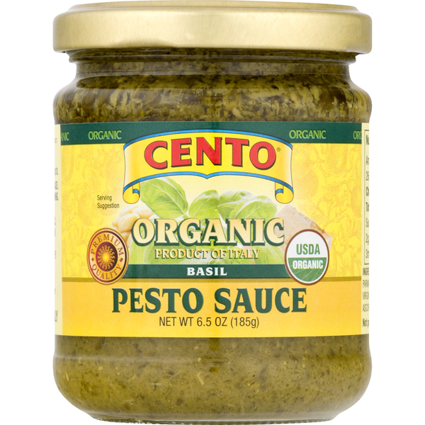 Save on Cento Pesto Sauce Basil Organic Order Online Delivery Giant