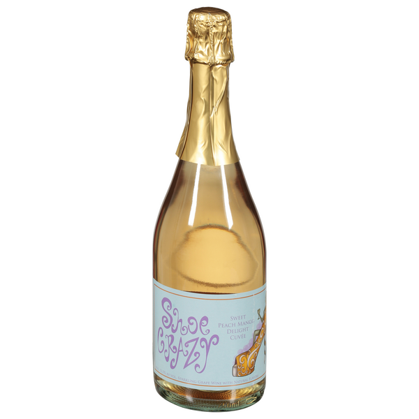 Save on Shoe Crazy Sweet Peach Mango Delight Cuvee Sparkling Wine Order