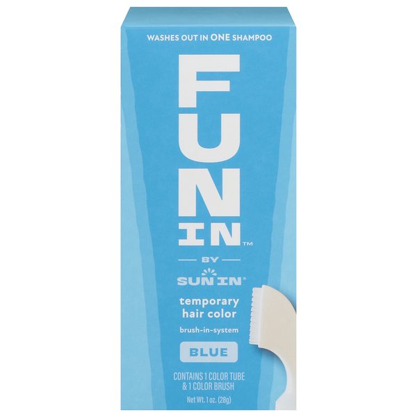 Fun In by Sun In Temporary Hair Color Brush-in-System Blue