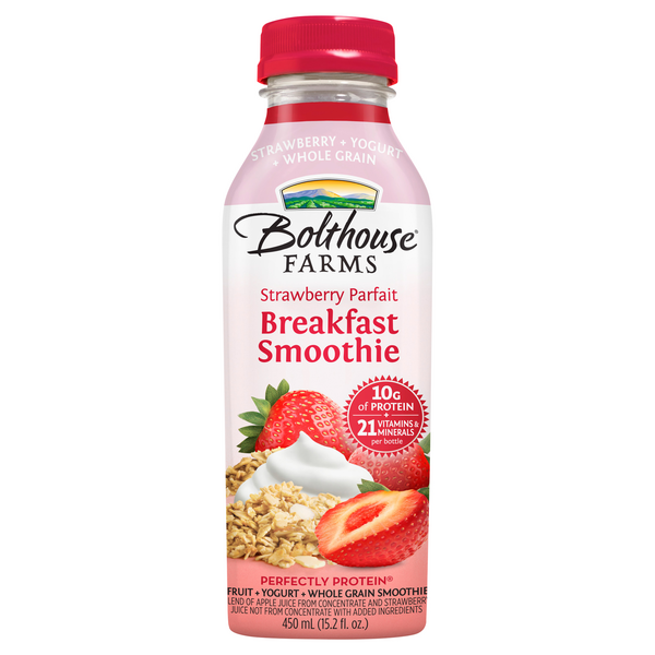 Bolthouse Farms Breakfast Smoothie Healthy Save on Bolthouse Farms Breakfast Smoothie Strawberry Parfait Order