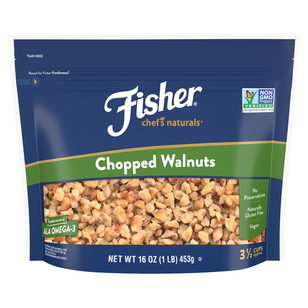 Fisher Chef's Naturals Walnuts Chopped