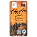 Chocolove Gluten Free Salted Caramel Dark Chocolate Candy Bar 55% Cocoa