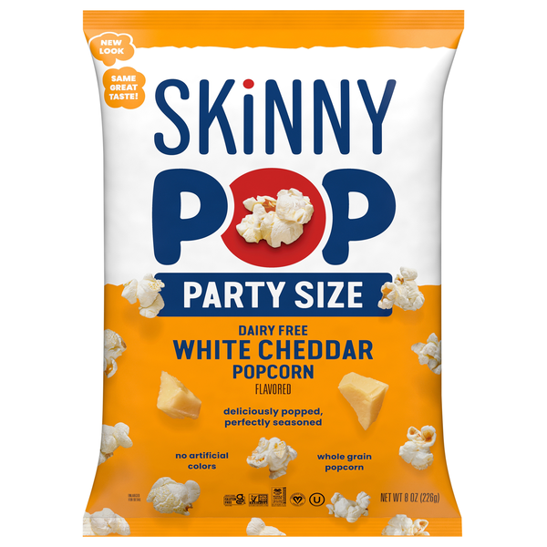 SkinnyPop Dairy Free White Cheddar Popcorn