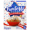 Pillsbury Funfetti Red White & Blue Cake Mix with Candy Bits