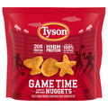 Tyson Game Time Lightly Breaded Chicken Nuggets Frozen