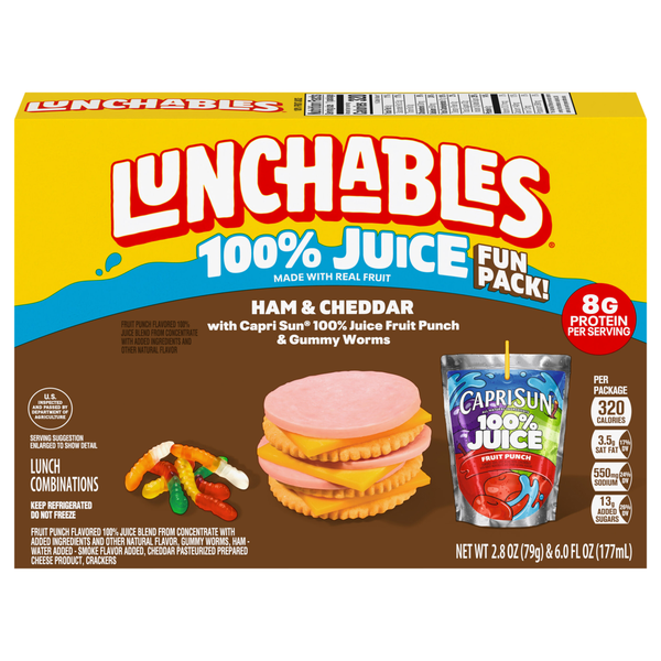 Lunchables Cracker Stackers Ham & Cheddar