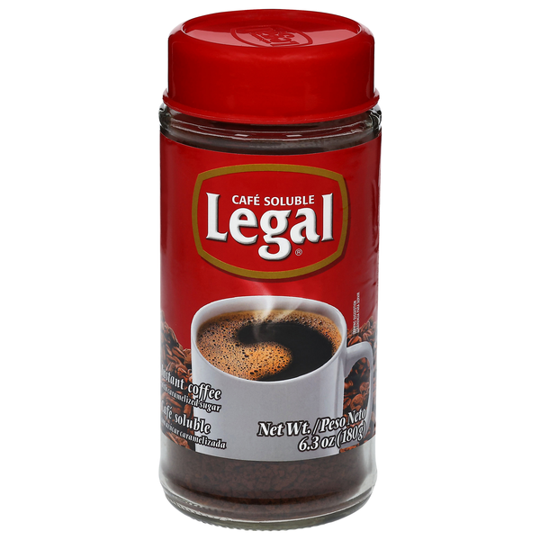 Legal Instant Coffee with Caramelized Sugar