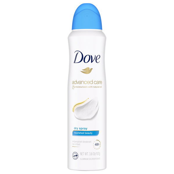 Dove Advanced Care Nourished Beauty Antiperspirant Deodorant Dry Spray