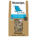 Teapigs Caffeine Free Lazy Days Lemon & Ginger Tea Temples