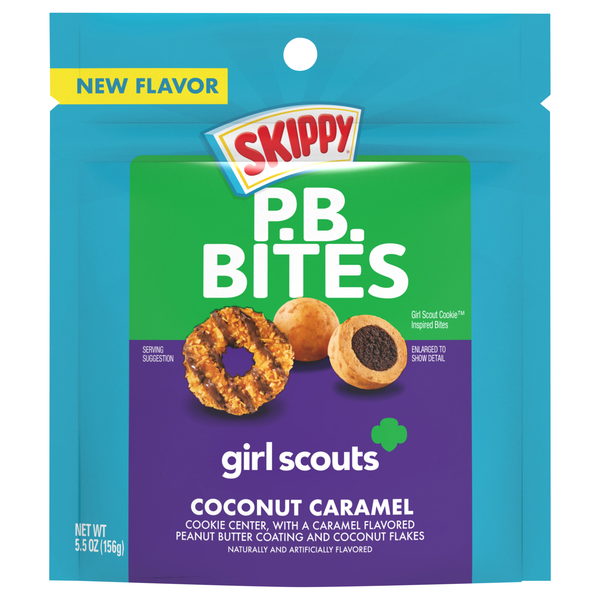 Skippy P.B. Bites Girl Scouts Coconut Caramel