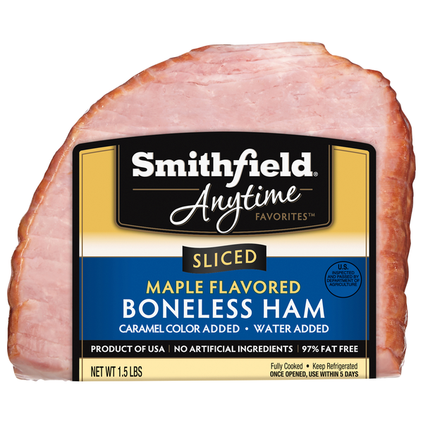 Smithfield Anytime Favorites Boneless Maple Ham Sliced