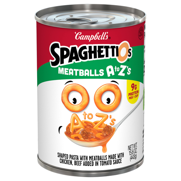 Campbell's SpaghettiOs A to Z's with Meatballs