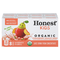 Honest Kids Organic Strawberry Peachy Keen Juice Drink Boxes - 8 pk