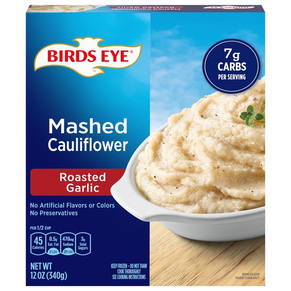Birds Eye Roasted Garlic Mashed Cauliflower Frozen