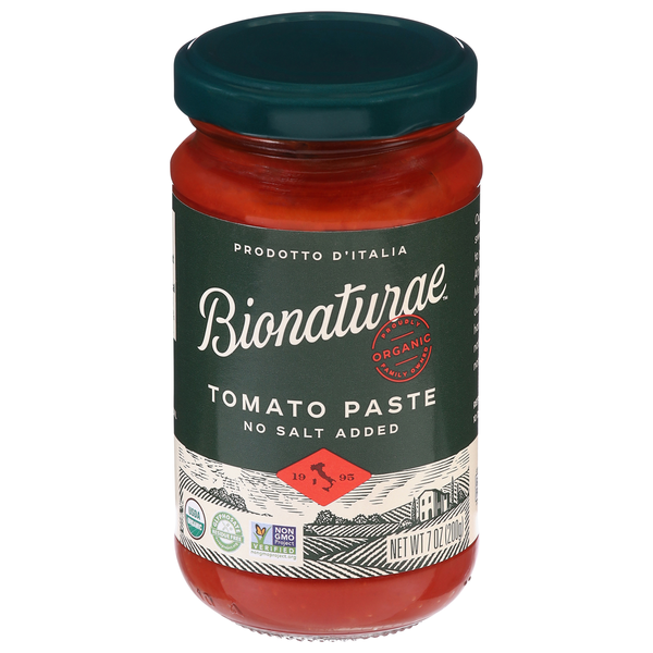 Bionaturae Imported Organic No Salt Added Tomato Paste