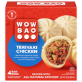 Wow Bao Teriyaki Chicken Bao (Steamed Buns) - 4 ct Frozen