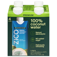 ZICO No Added Sugar Coconut Water - 4 pk | Stop & Shop