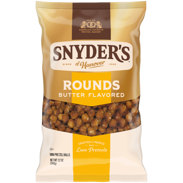Snyder's of Hanover Rounds Butter Flavored Mini Pretzel Balls