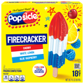 Popsicle Firecracker Cherry White Lemon Blue Raspberry Ice Pops - 18 ct