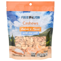 Food Lion Cashews Halves & Pieces with Sea Salt