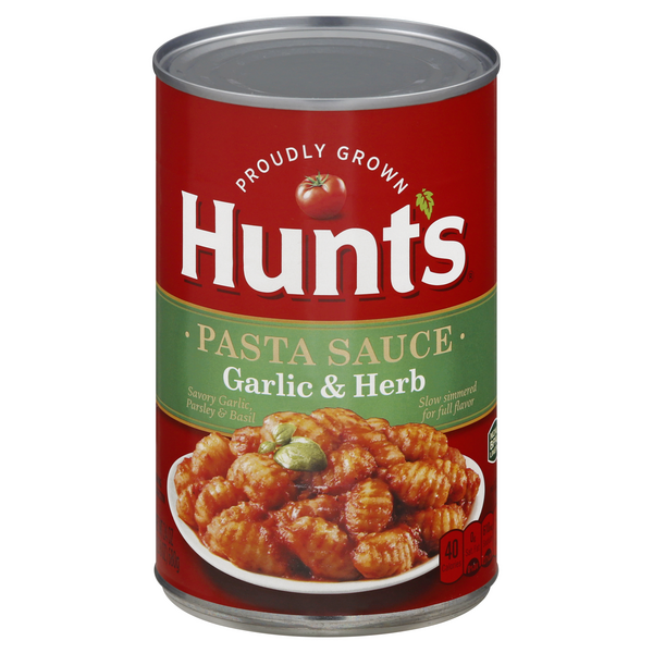 Save on Hunt's Premium Pasta Sauce Garlic & Herb Order Online Delivery