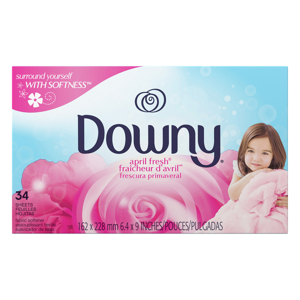 Downy April Fresh Scented Fabric Softener Dryer Sheets