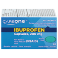CareOne Ibuprofen Mini Capsules 200 mg Pain Relief Softgels