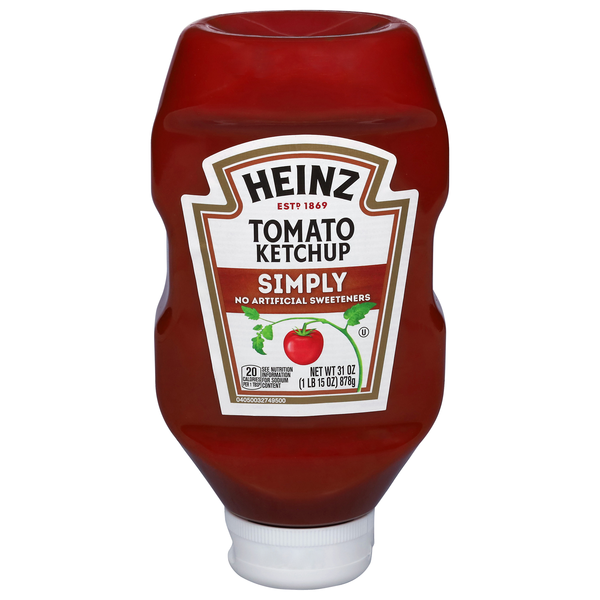 Heinz Simply Tomato No Artificial Sweeteners Ketchup