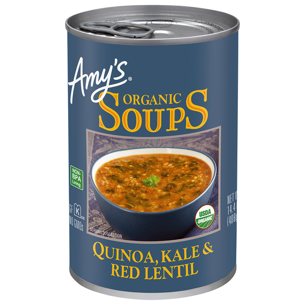 Amy's Organic Quinoa Kale & Red Lentil Soup