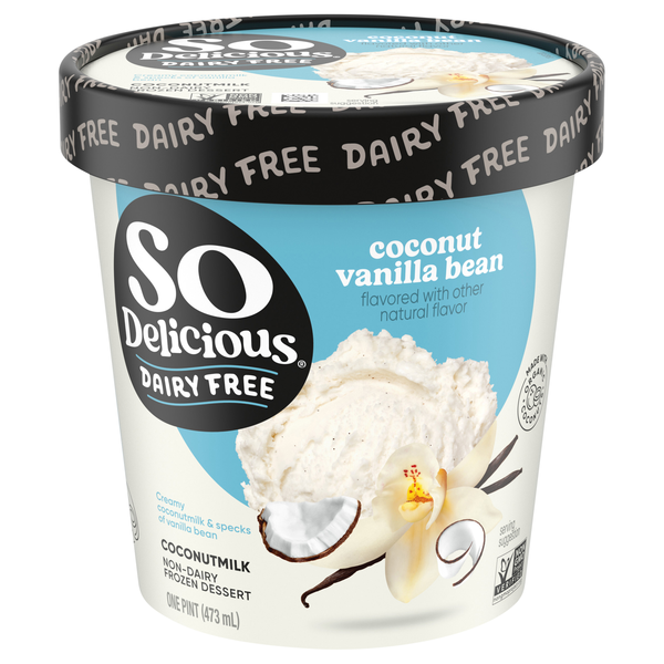 So Delicious Dairy Free Vanilla Bean Coconutmilk Frozen Dessert
